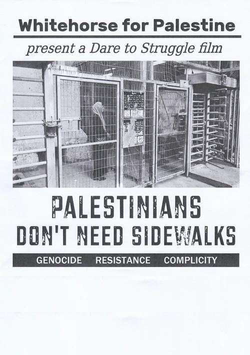 Palestinians Don't Need Sidewalks